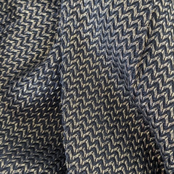 Black and gold metallic midi skirt Indi&Cold - Picture 4 of 6